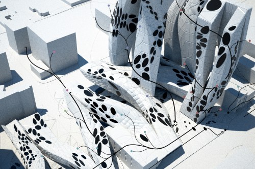 Paul Preissner, CentrePointe, 2008. Rendering. Courtesy of Paul Preissner Architects.