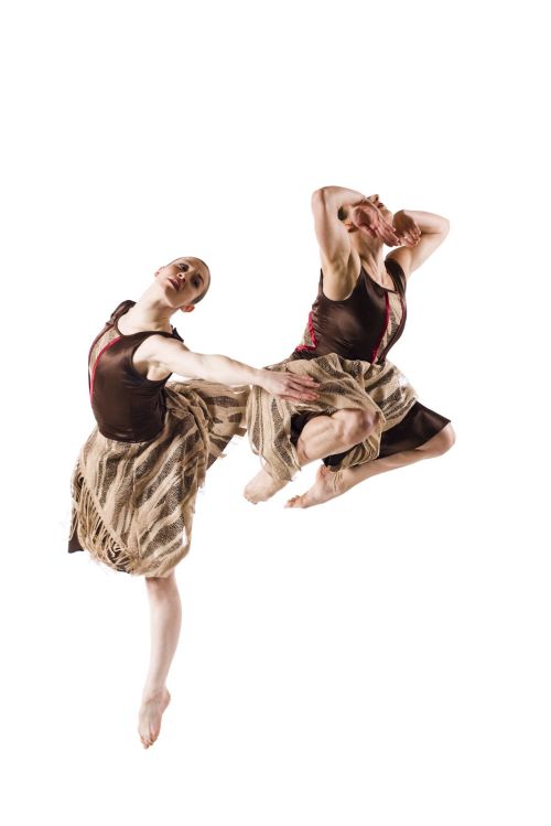 Kirsten Shelton and Vanessa Valecillos in Sugar in the Raw.  Photo by Cheryl Mann.