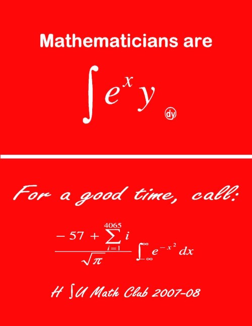 Laffs courtesy Humboldt State University Math Club.