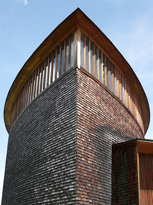 St. Benedict Chapel, Peter Zumthor, Sumvitg, Switzerland.