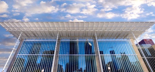 North façade of the Modern Wing. Photo by John Faier.