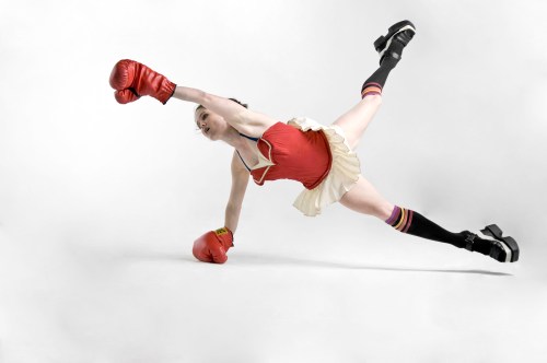 Lucky Plush Productions' Julia Rhoads. Photo by Karen Wade.