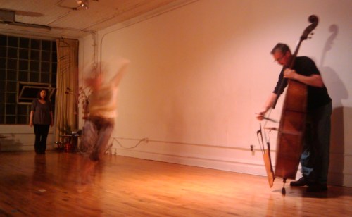 Carol Genetti, Asimina Chremos and Thomas Helton. Photo by yours truly.