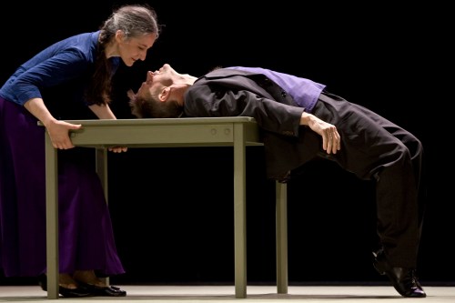 Ana Laguna and Mikhail Baryshnikov in "Place." Photo by Bengt Wanselius.