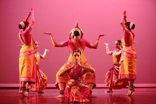 Natya Dance Theatre in "Shakti Chakra." Photo by Amitava Sarkar.