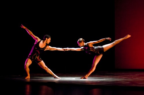 Cesar Salinas and Meredith Schultz in "A Ritual Dynamic." Photo by Cheryl Mann.