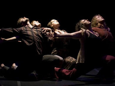 Benjamin Law, Kristina Fluty, Jessica Marasa, Molly Shanahan and Timothy Heck. Photo by William Frederking.