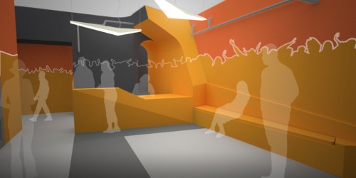 ARC Reception Area Rendering courtesy of Chicago Human Rhythm Project